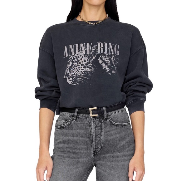 Anine Bing Tops - Anine Bing Spencer Sweatshirt